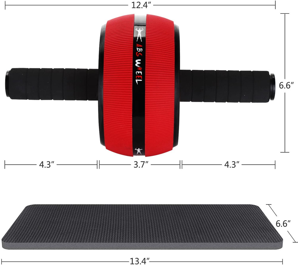 Ab Roller Wheel, Abs Workout Equipment for Abdominal & Core Strength Training, E