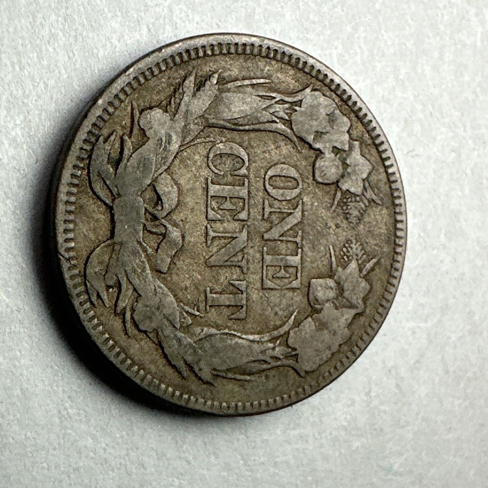 1858 Flying Eagle Cent piece Large Letters