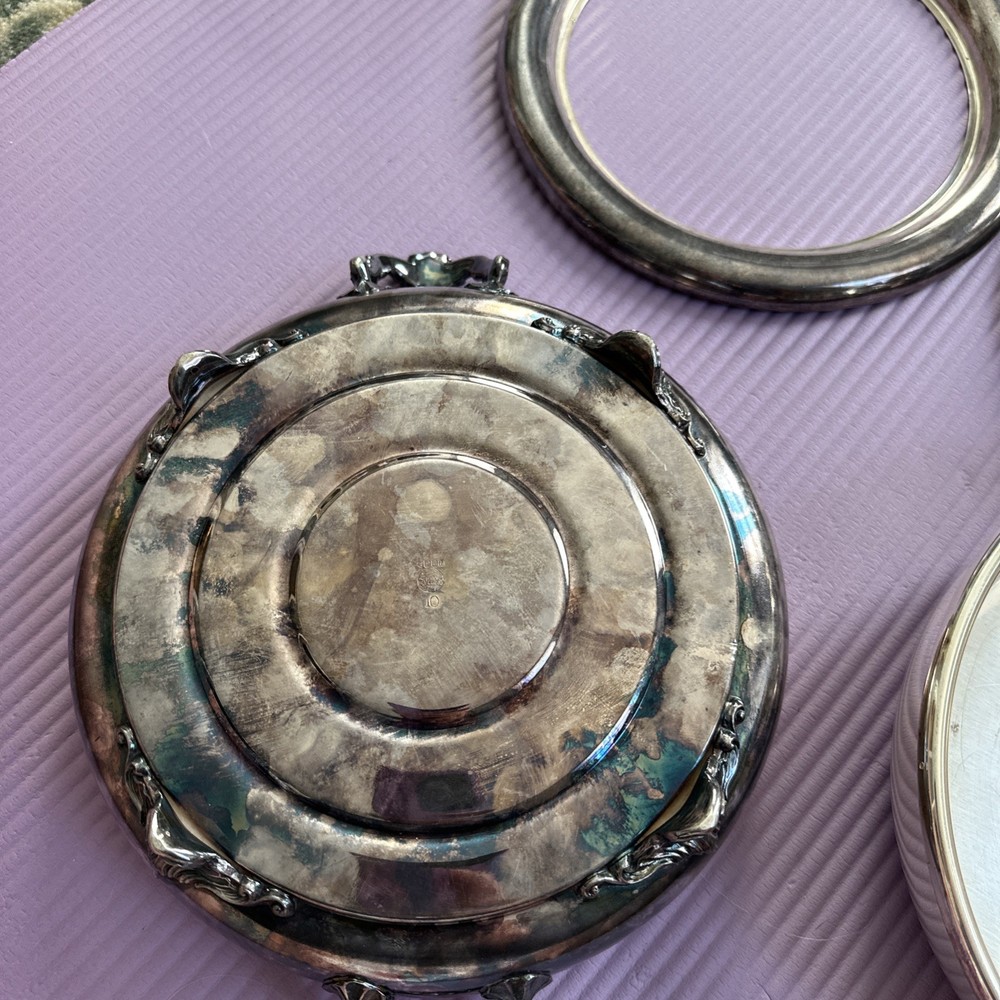 Silver plate Vintage Serving Dish