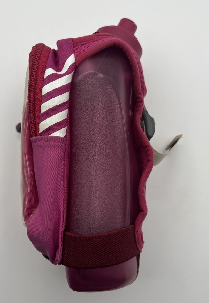 Nathan SpeedDraw Plus Pink Handheld Hydration Flask With Adjustable Strap