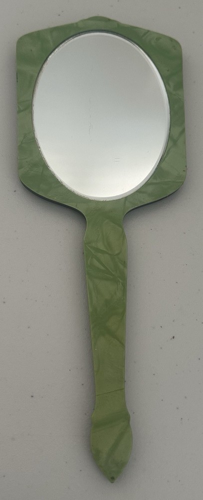 Vintage Beautiful Vanity Green Mirror