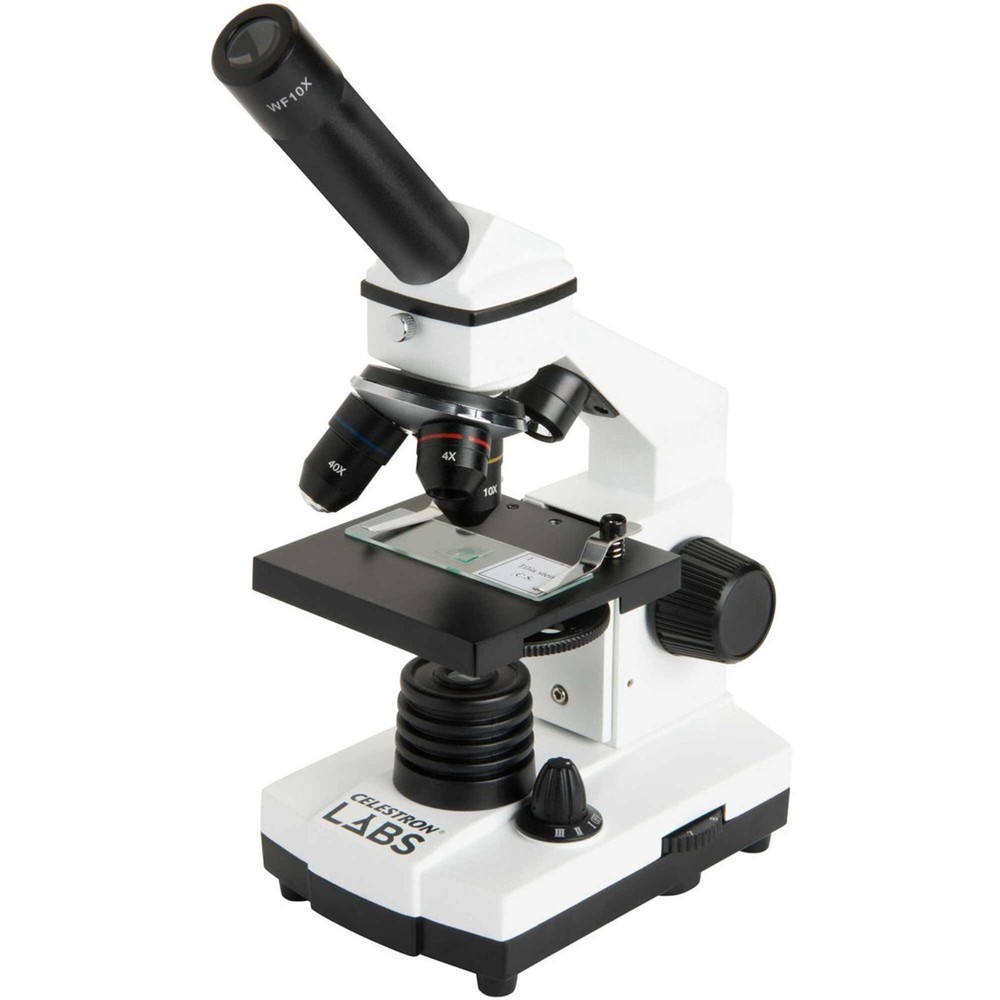 Celestron CM800 Compound Microscope White 800x Magnification CSN44128