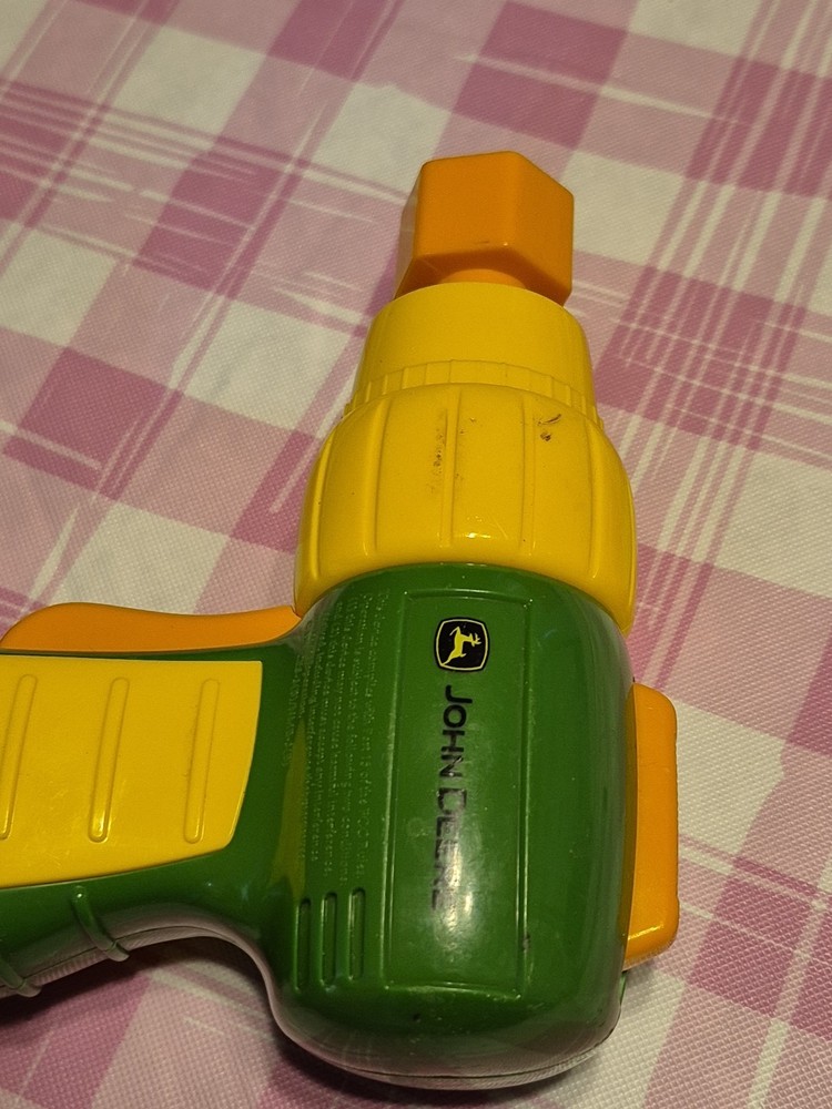 John Deere REPLACEMENT Drill Pretend Construction Toy Working Condition
