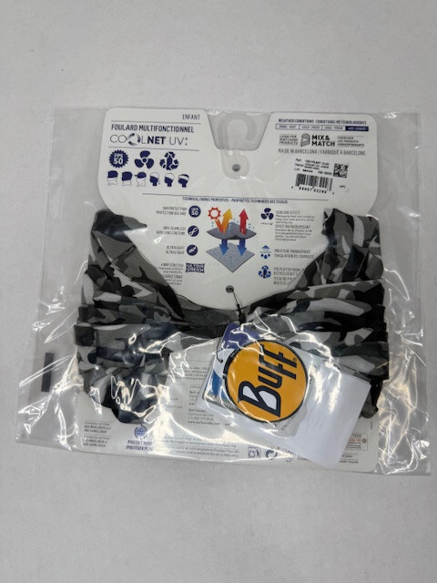 BUFF Coolnet UV+ Junior Shark Camo