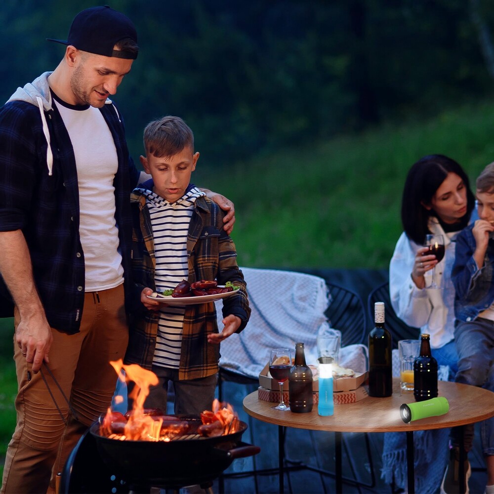 EverBrite 2PIECE 2-in-1 Portable Lantern Flashlight Battery Powered Mini Lantern