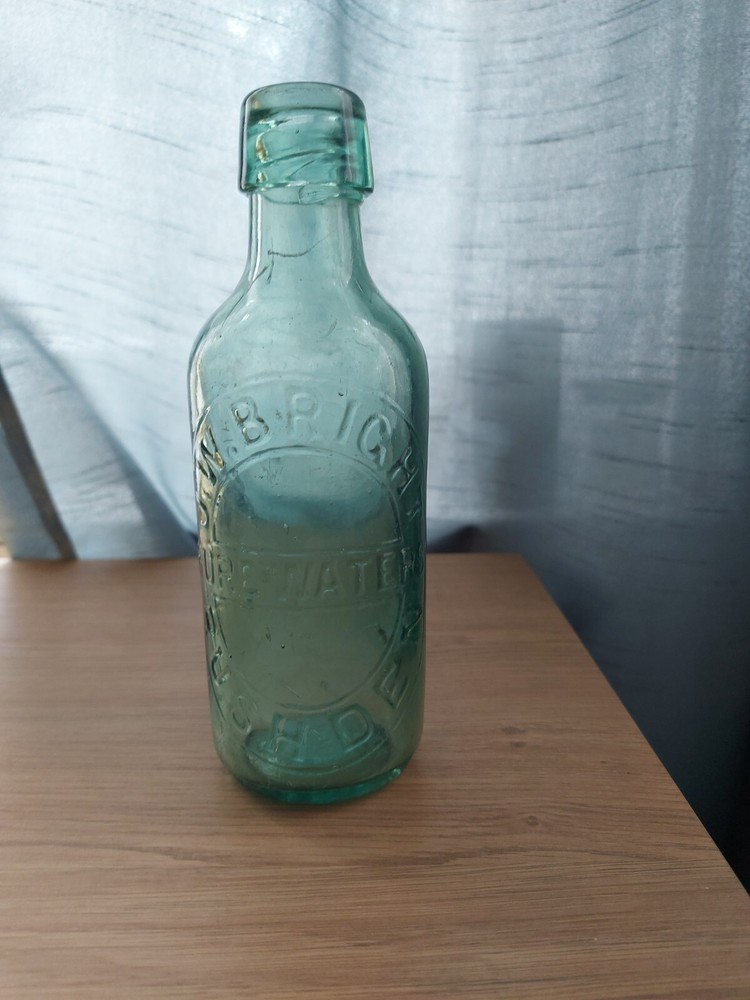 vintage old glass bottle