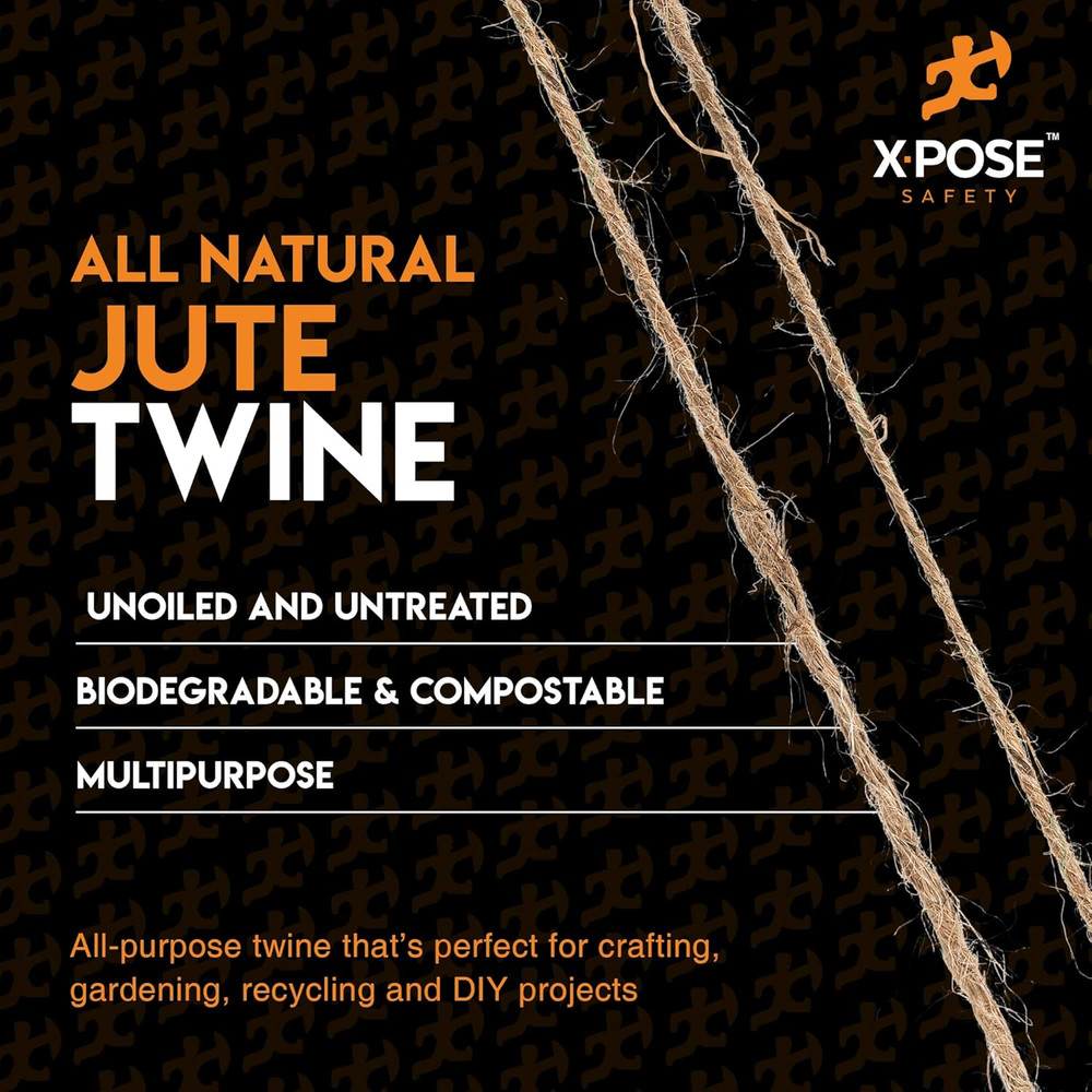 Jute Twine 285FT Natural Brown Craft String