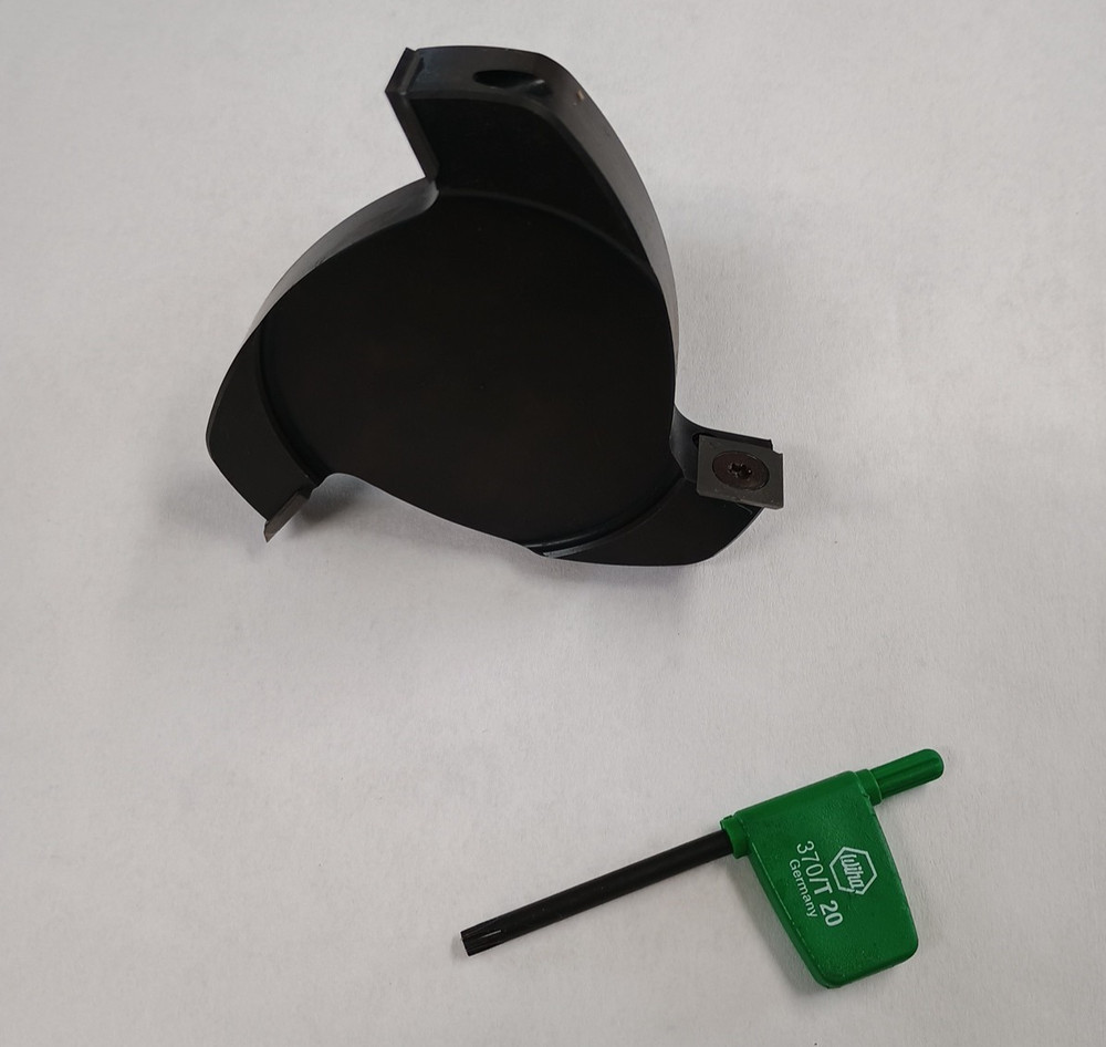 Onsrud 4  Dia. Indexable spoilboard surface insert cutter 1/8  Max depth