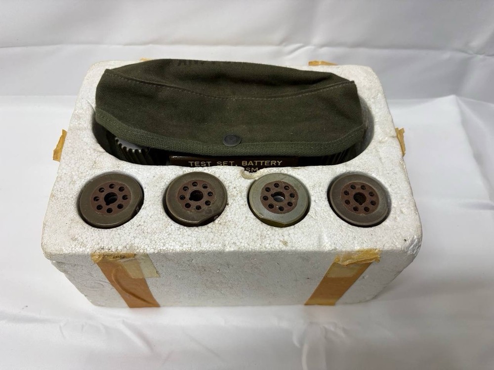 BATTERY TEST SET TS-1301 / PSM-13 WITH CASE AND  ADAPTERS, UNTESTED