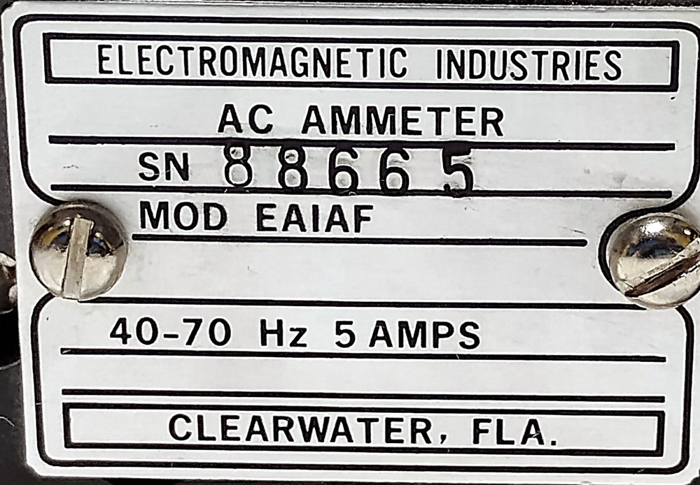 Square D EAIAF-300 0-300 A AC Panel Meter