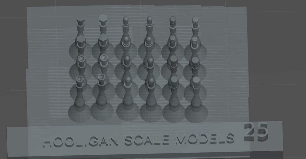 1/25 Scale Door Lock Knobs