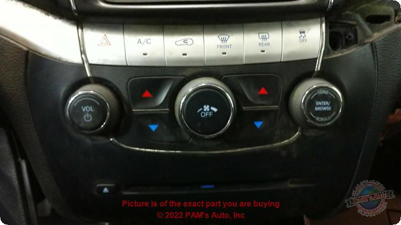 Used A/C Selector Switch fits: 2016 Dodge Journey AC front mounted in dash 4.3``