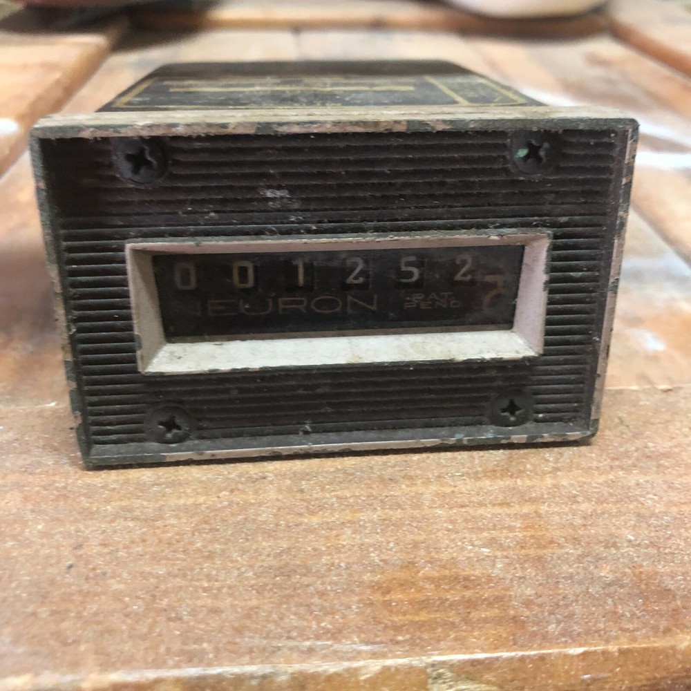 vintage neuron counter data instrument 6285 d25 as/10 Steampunk