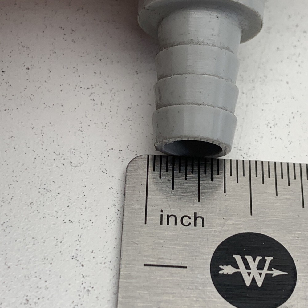 (6-Pack) Colder Products Quick Connect In-Line Hose Barb Coupling 1/4" ID Barb