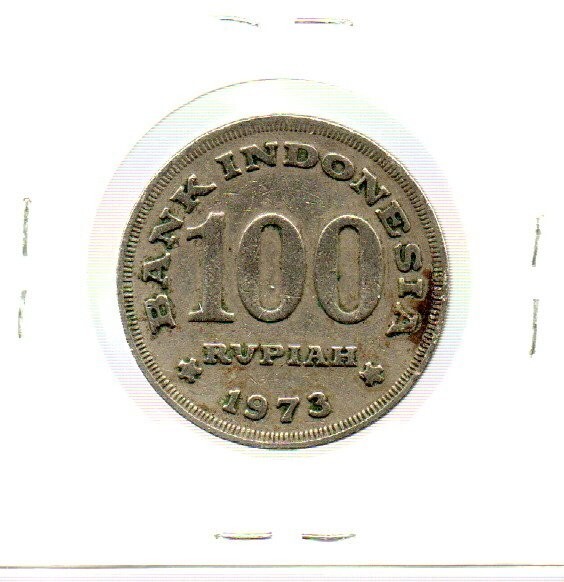 Indonesia 100 Rupiah KM# 42 1973 as pictured