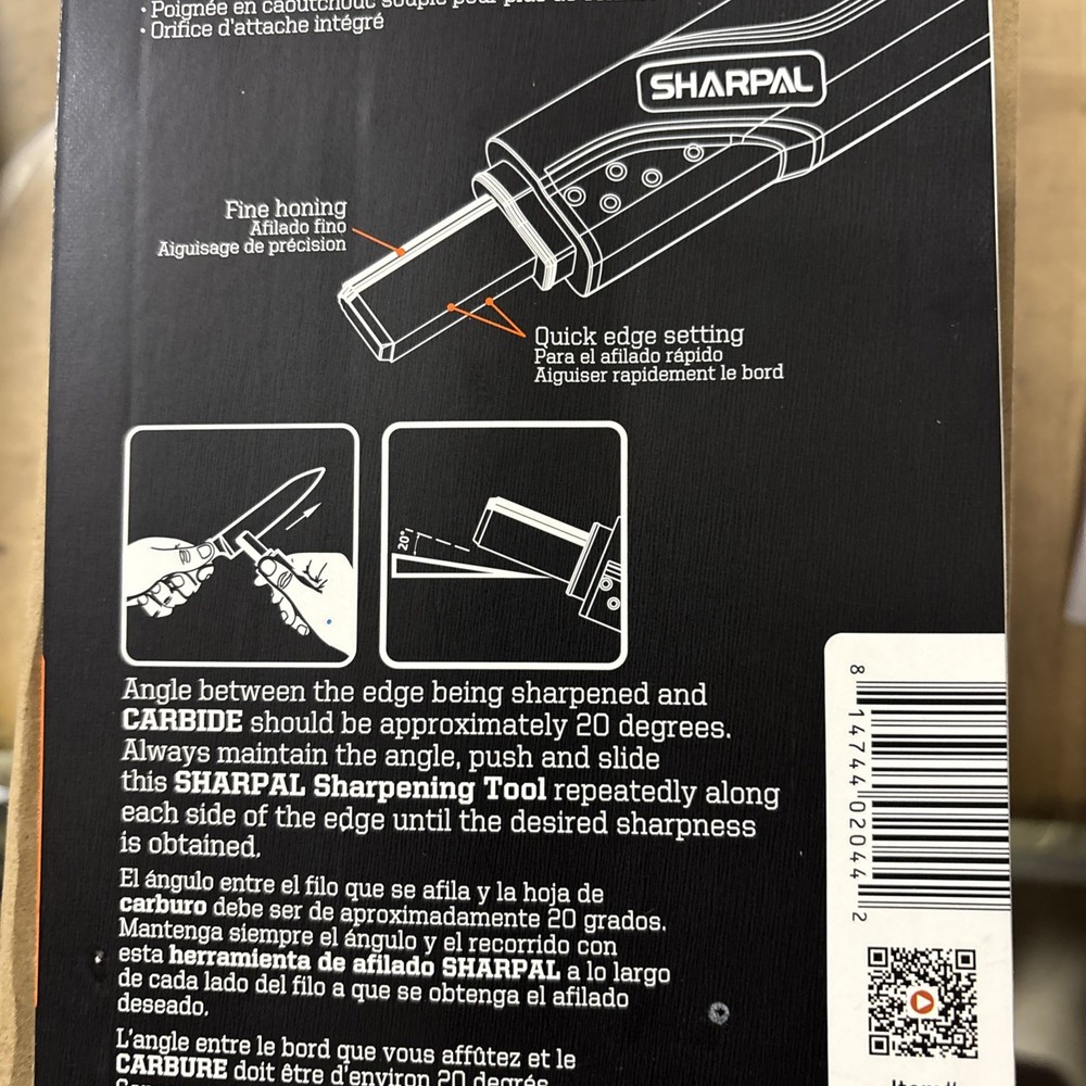 Case of 4 Sharpal MetalKutter Multi-Sharpener for Knife, Axe, Pruner, Shears