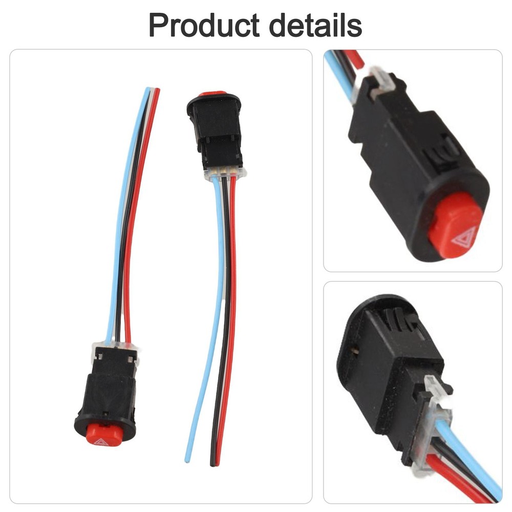 Motorbike Output Controller 2Pcs Hazard Light Switch Button for Quick Fixes