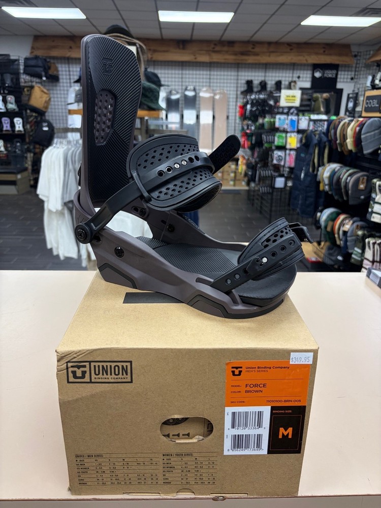 UNION FORCE MEN'S MEDIUM BROWN (25-26) BINDINGS *NEW IN BOX*