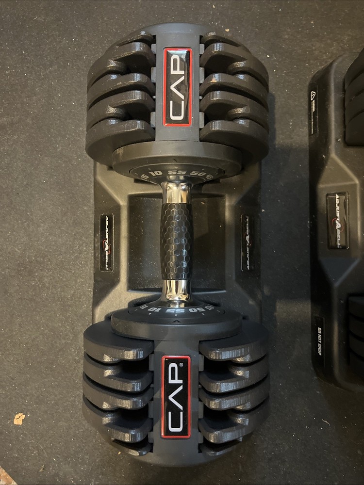 CAP Adjustable Dumbbells Pair (110 Lbs Total)