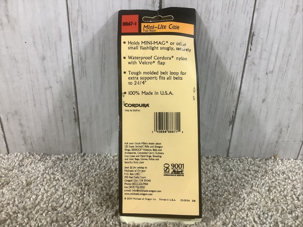 Uncle Mike's Mini-Light Case Flap Style #8867-1