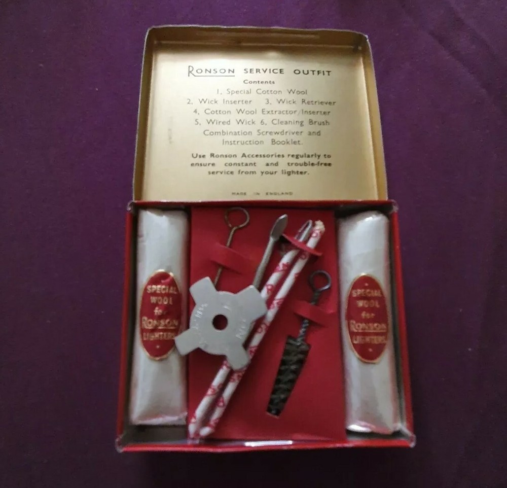 Ronson Service Outfit Complete Excellent condition