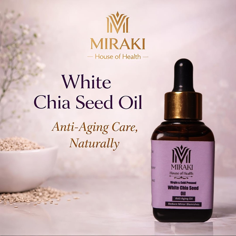 Cold-Pressed White Chia Seed Oil 30 ml