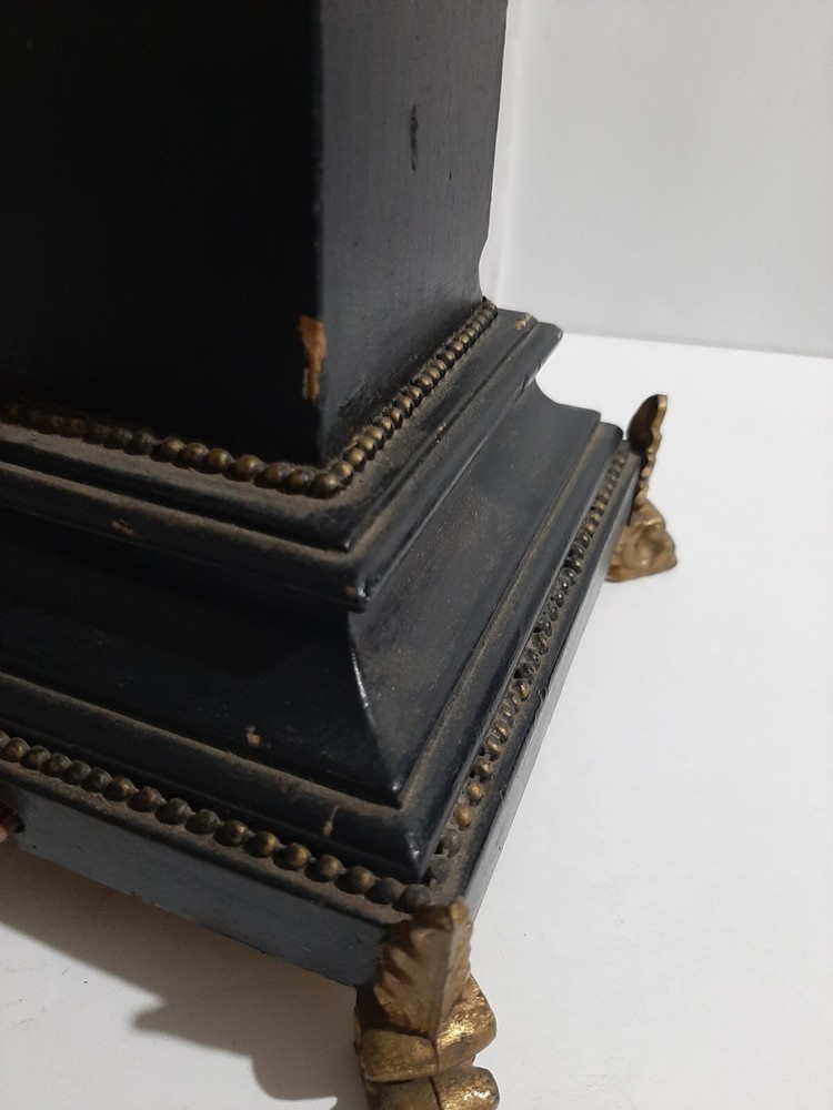 Antique Brass Column Table Lamp