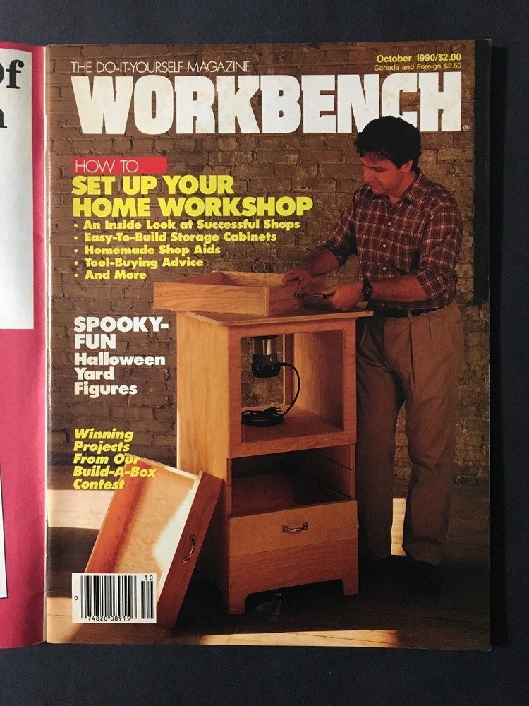 Workbench Magazine  October 1990 Set Up Your Home Workshop