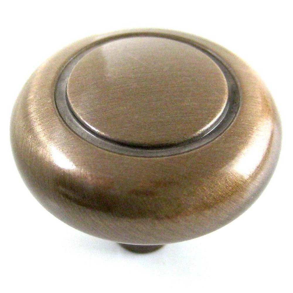 Hickory Hardware Satin Bronze Cabinet Knob 10-Pack, Round Ring Eclipse P209-SBZ