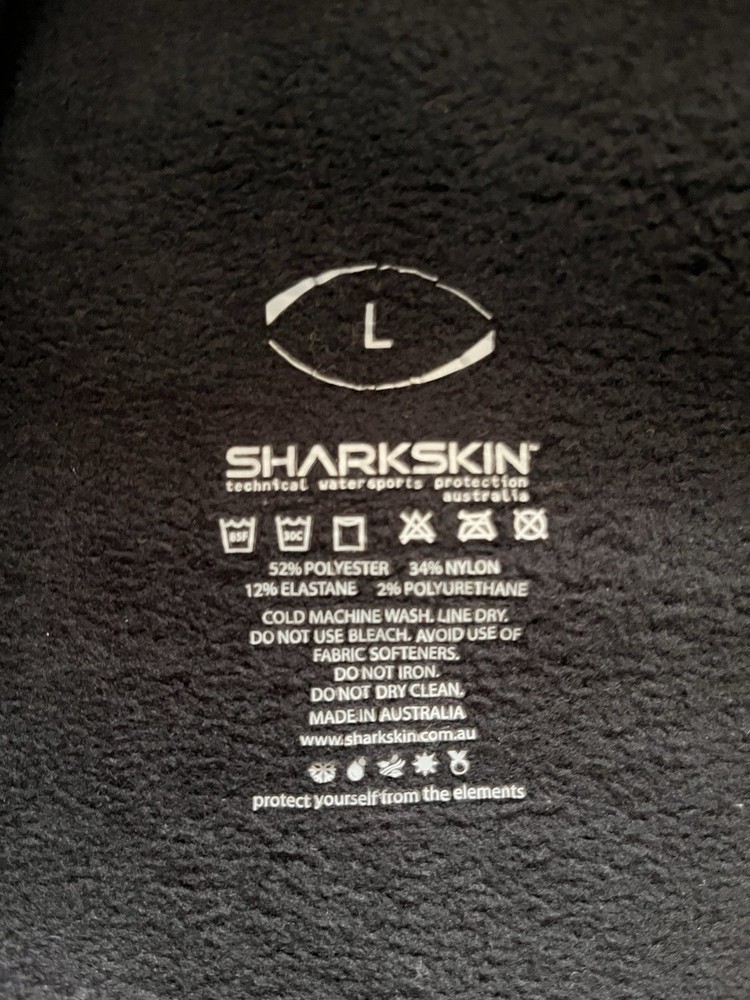 Black Sharkskin Chillproof Mens Large