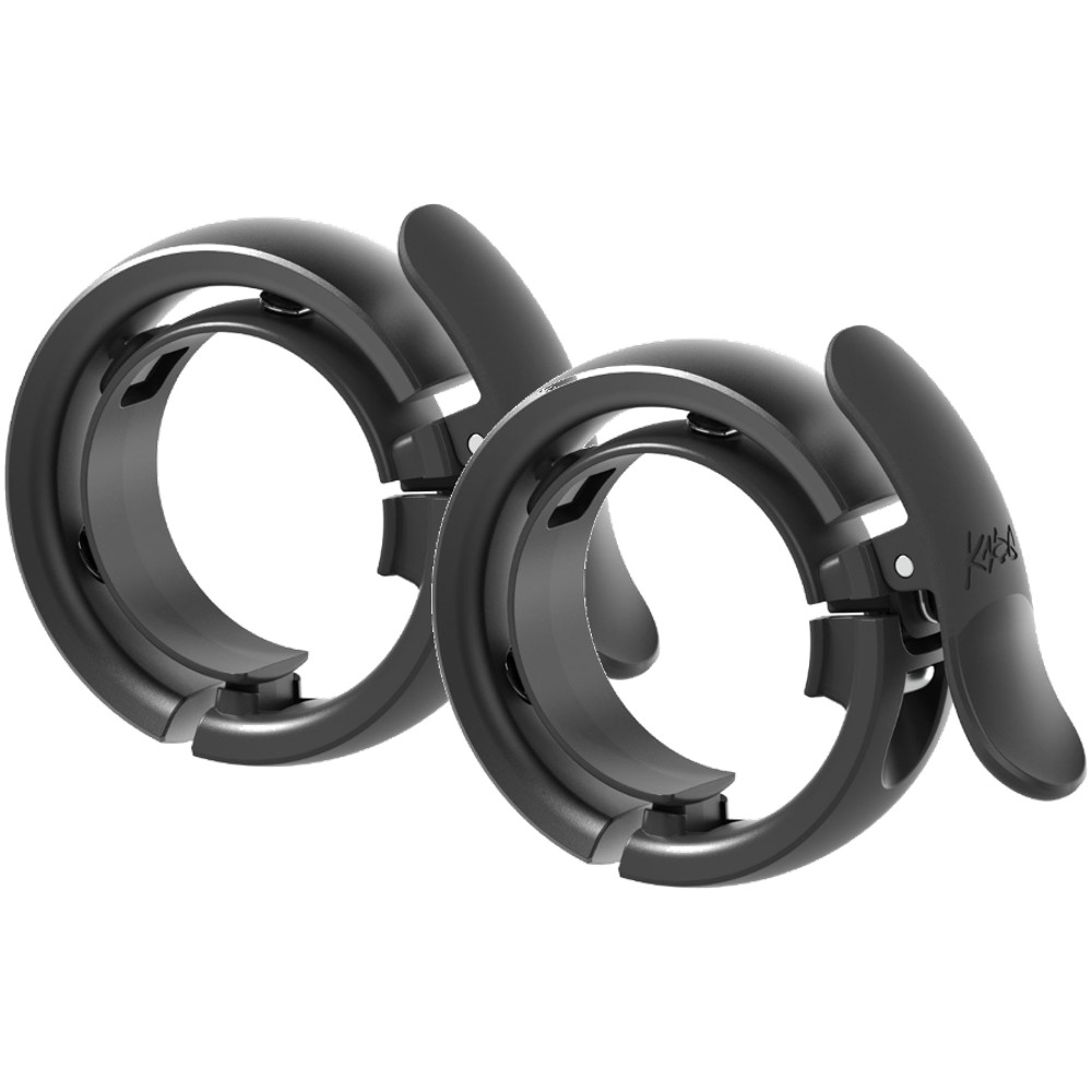 Knog Oi Prima Bell Large Anthracite Bicycle Bell with Wavetek Technology &