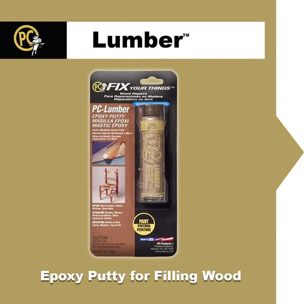 Pc-Lumber Epoxy Putty, 2Oz Stick