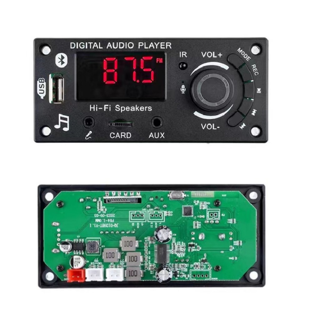 DC7-25V MP3 Decoder Board 2*50W Bluetooth Amplifier Car Player Remote Control