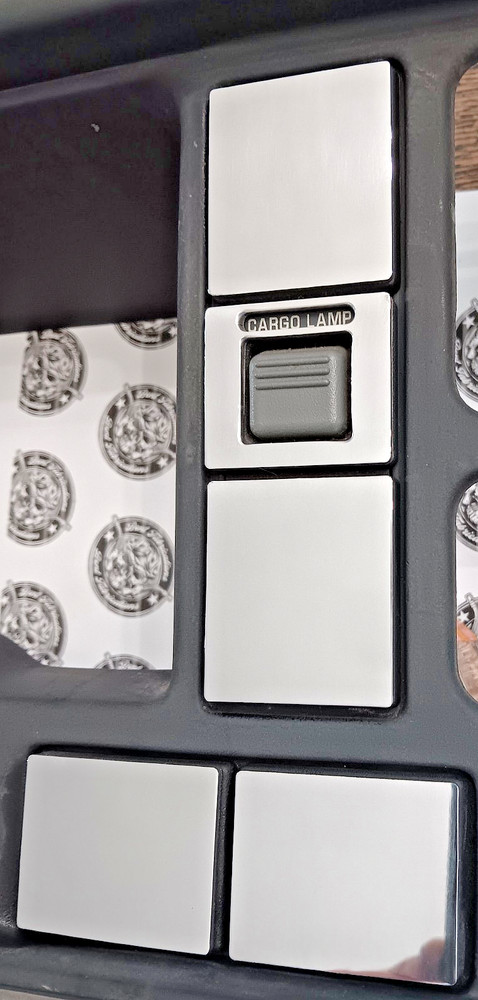 Obs Billet Dash Switch Blank And Cargo Light Plates