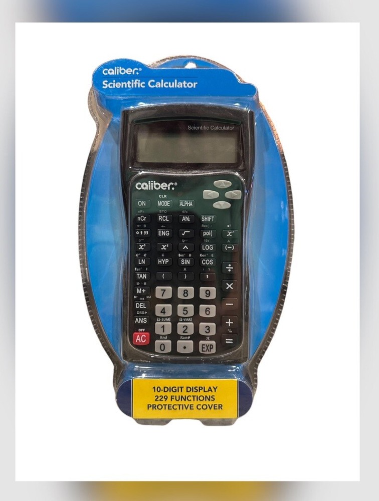CVS Scientific Calculator Caliber 10 Digit LCD Display 240 Functions
