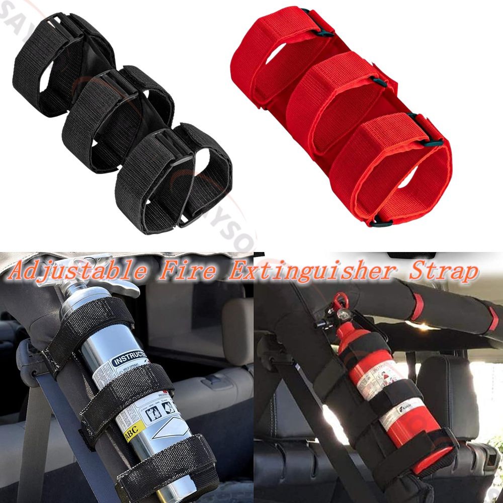 Fire Extinguisher Holder Adjustable Roll Bar Extinguisher Strap Sling Bracket