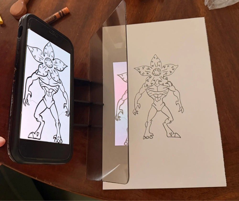 Portable Optical Drawing Tracing Board Image Projector Copy Pad Art Tool