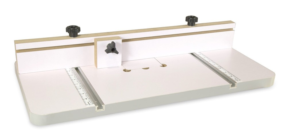 24x12" Drill Press Table Adjustable Fence and Stop Block Workbenches Home Tools