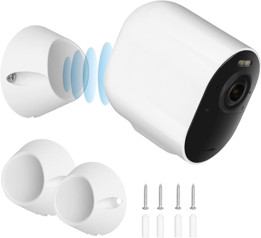 2 Pack Easy-Attach Magnetic Wall Mounts for Arlo Cameras - Maximum Stability