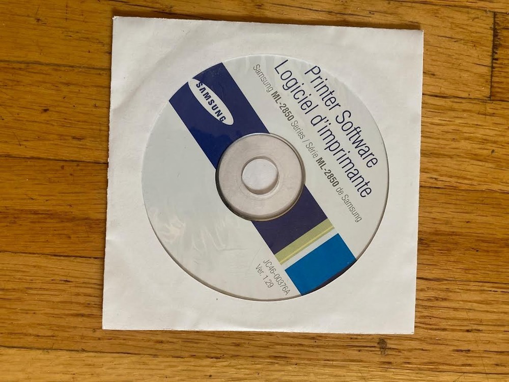New  Samsung ML-2850 Series Setup Installation CD ROM Software CD   Disk