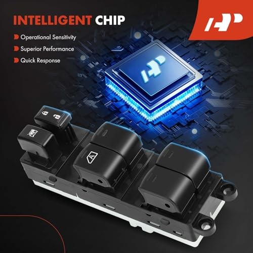 Front Driver Side Master Power Window Switch Compatible with Nissan Sentra