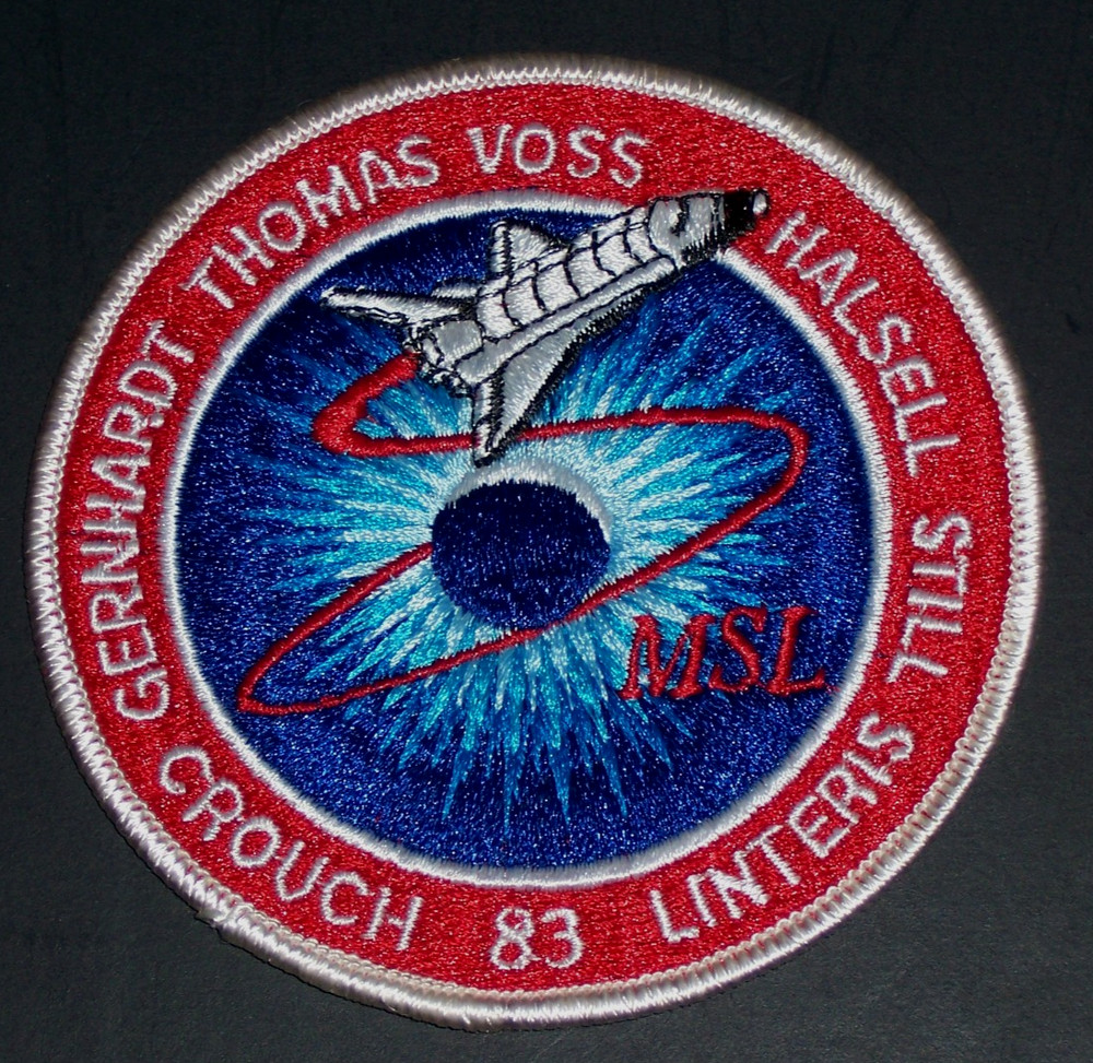 Patch -  4 " - NASA - MSL 83 Mission  - Iron On