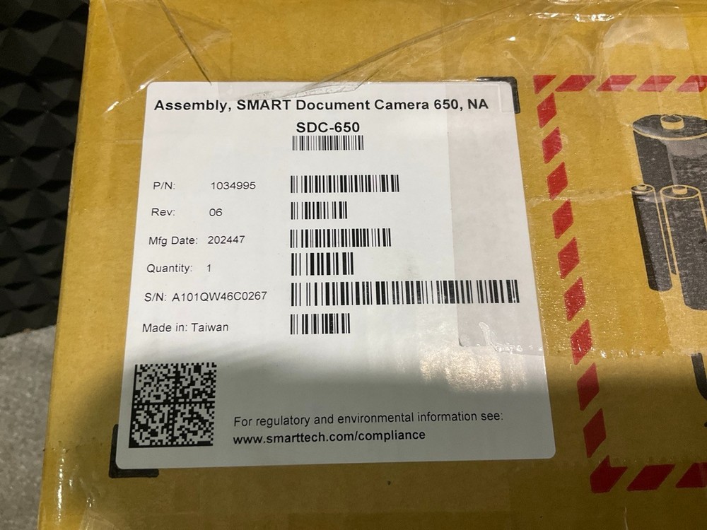Smart Technologies Smart Document Camera 650 SDC-650 ✅❤️️✅❤️️ NEW! SEALED!