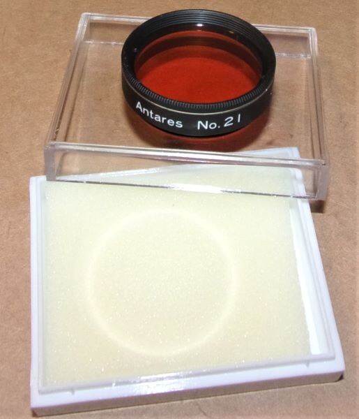 ANTARES #21 ORANGE PLANETARY FILTER. NEW IN BOX. JAPAN.