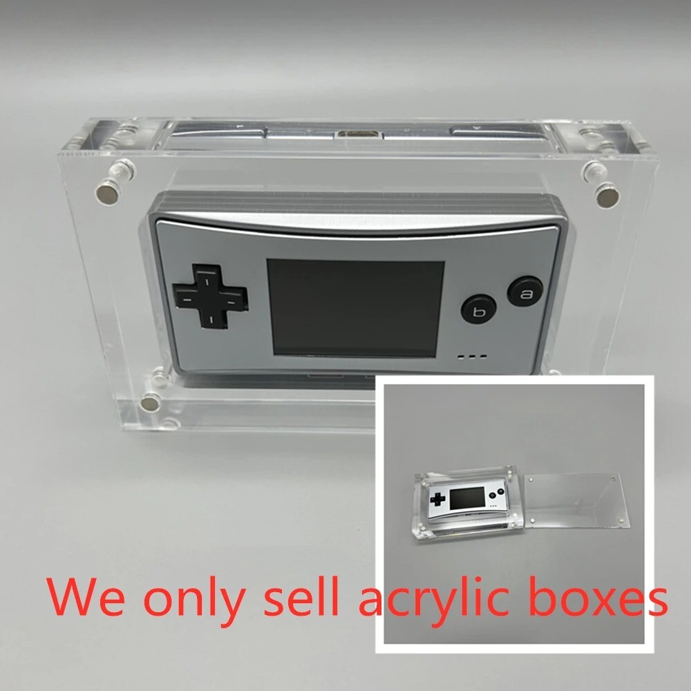 Acrylic Magnetic Protecting Shell Case For Nintendo GameBoy MICRO GBM Console