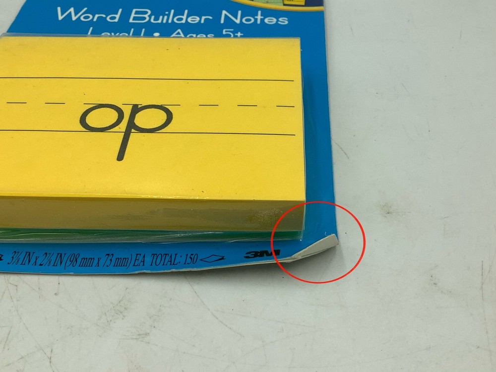 Post-it Super Sticky Word Builder Notes Sealed 100 + 50 Sheets