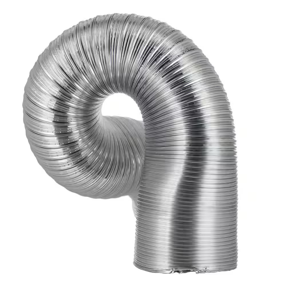 4 In. X 8 Ft. Semi-Rigid Space save Duct