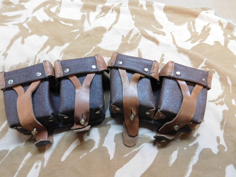 Mosin Nagent Ammo Pouches and Tools.