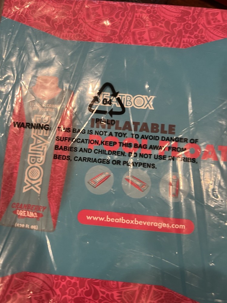Beatbox Inflatable Pool Float New In Box