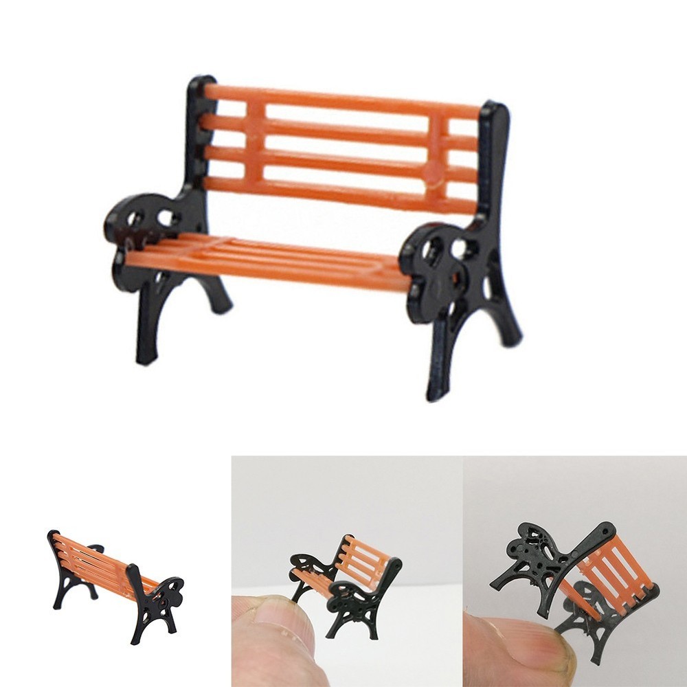 Model Train Model High Quality Model Park Bench Park Layout Settee Street